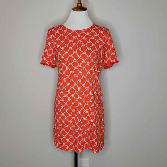 Draper James Nautical Sailor Knot Knit Dress Size Medium - Picture 2 of 8